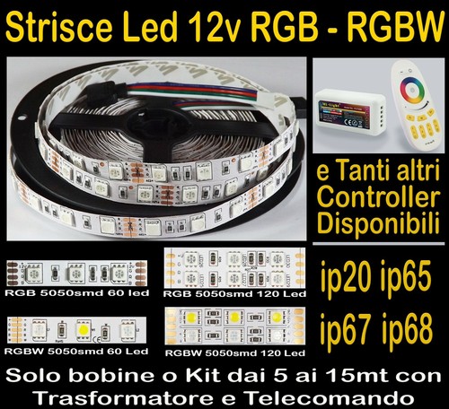 Striscia led 12v - rgb,, rgbw